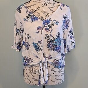 Cropped Flower Top